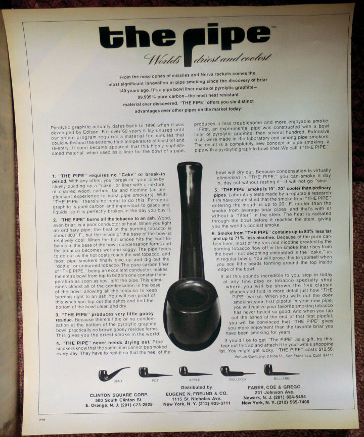 the pipe: World's driest and coolest